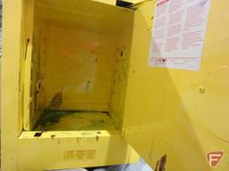 Flammable liquid storage cabinet, 17"x17"x22.5"