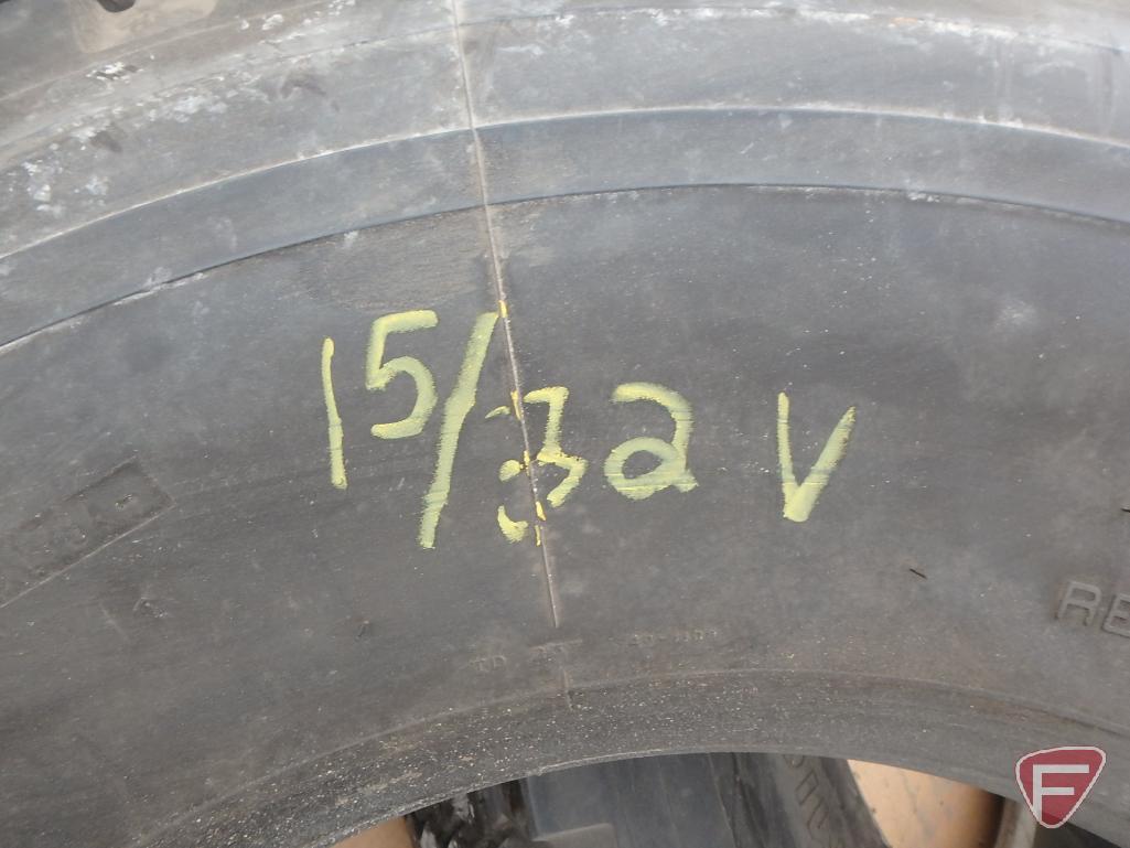 (2) Michelin tires 12 r 22.5