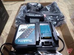 Makita 1/4" cordless impact driver, 18V, includes battery and case