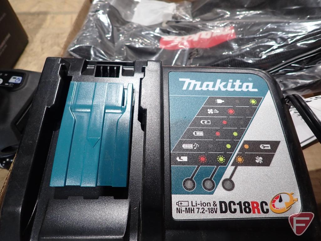 Makita 1/4" cordless impact driver, 18V, includes battery and case