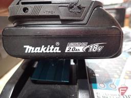 Makita 1/4" cordless impact driver, 18V, includes battery and case