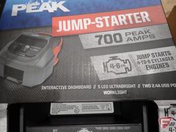 Peak 700A jump starter for 4-6 cylinder engines