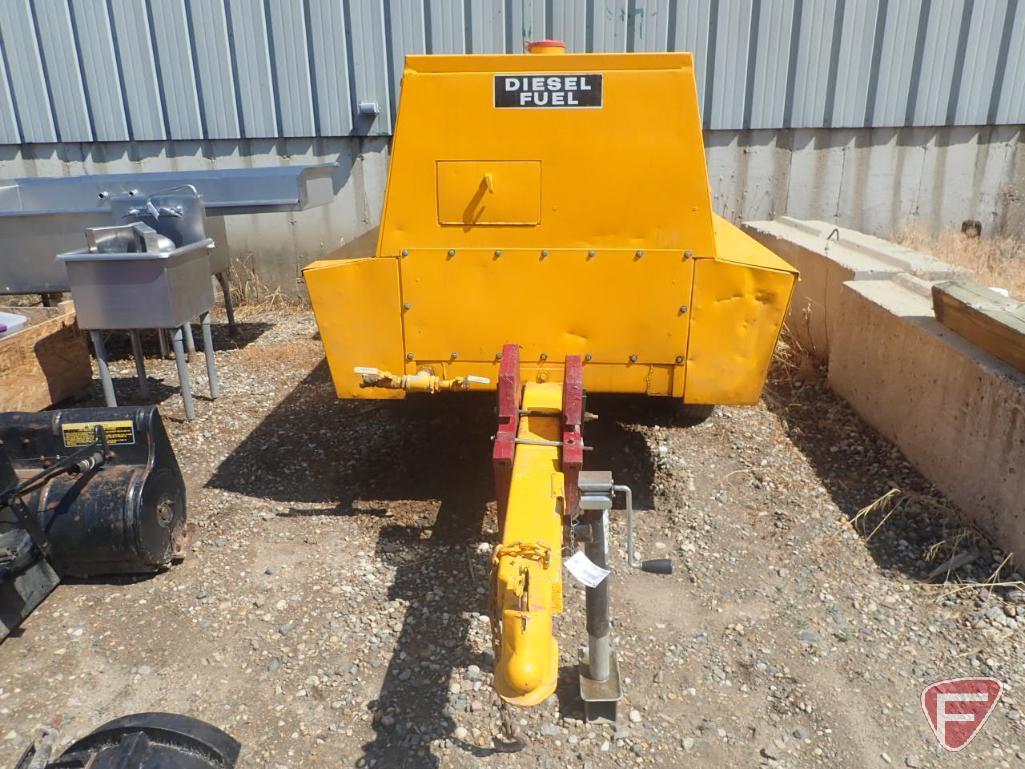 Worthington air compressor, diesel fuel, model CNPVP HEXX, 3642 hours