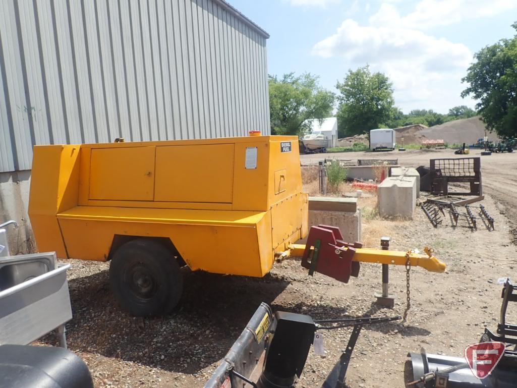 Worthington air compressor, diesel fuel, model CNPVP HEXX, 3642 hours