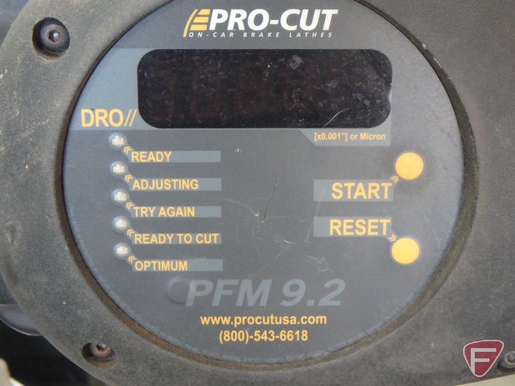 Pro Cut PFM 9.2 on car brake lathe, 110V