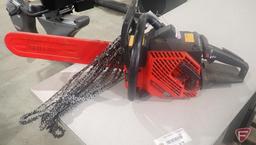 Jonsered 2054 Turbo chainsaw, 18" bar, includes spare chains, seller states runs