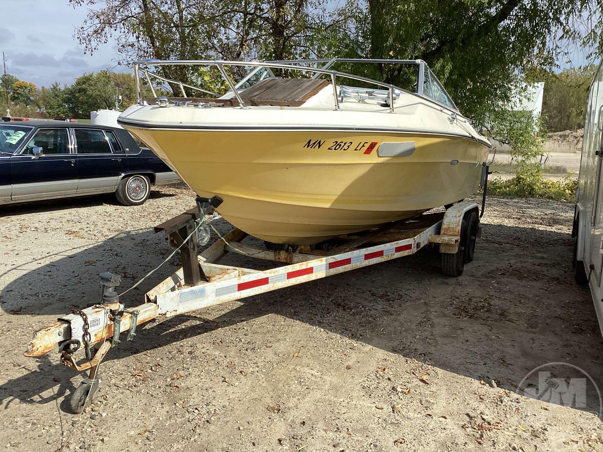 1976 SEA RAY 19' 11" BOAT VIN SEA67850 WITH 1976 TRAI BOAT TRAILER5762