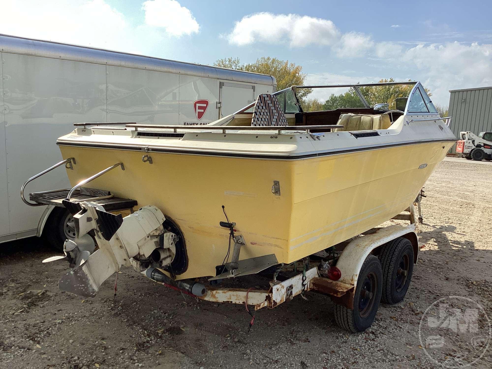 1976 SEA RAY 19' 11" BOAT VIN SEA67850 WITH 1976 TRAI BOAT TRAILER5762