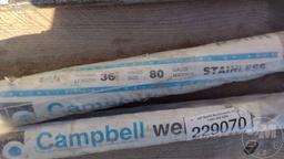 QTY OF (3) CAMPBELL WELL POINTS, 36"LENGTH, 60 GA, 1-1/4"