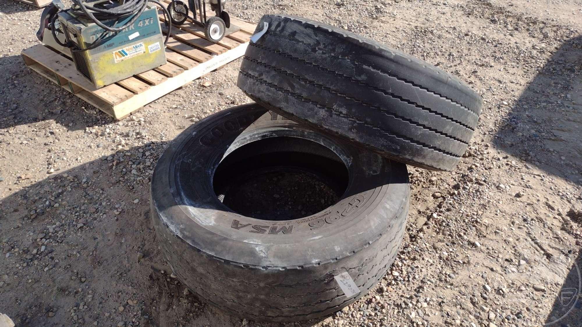 (2) TRUCK TIRES