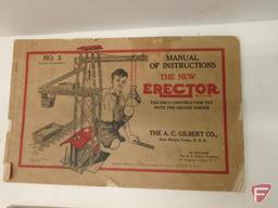 Gilbert Erector No 10042 Manual CR1959 M4664 (No 5 1/2) and