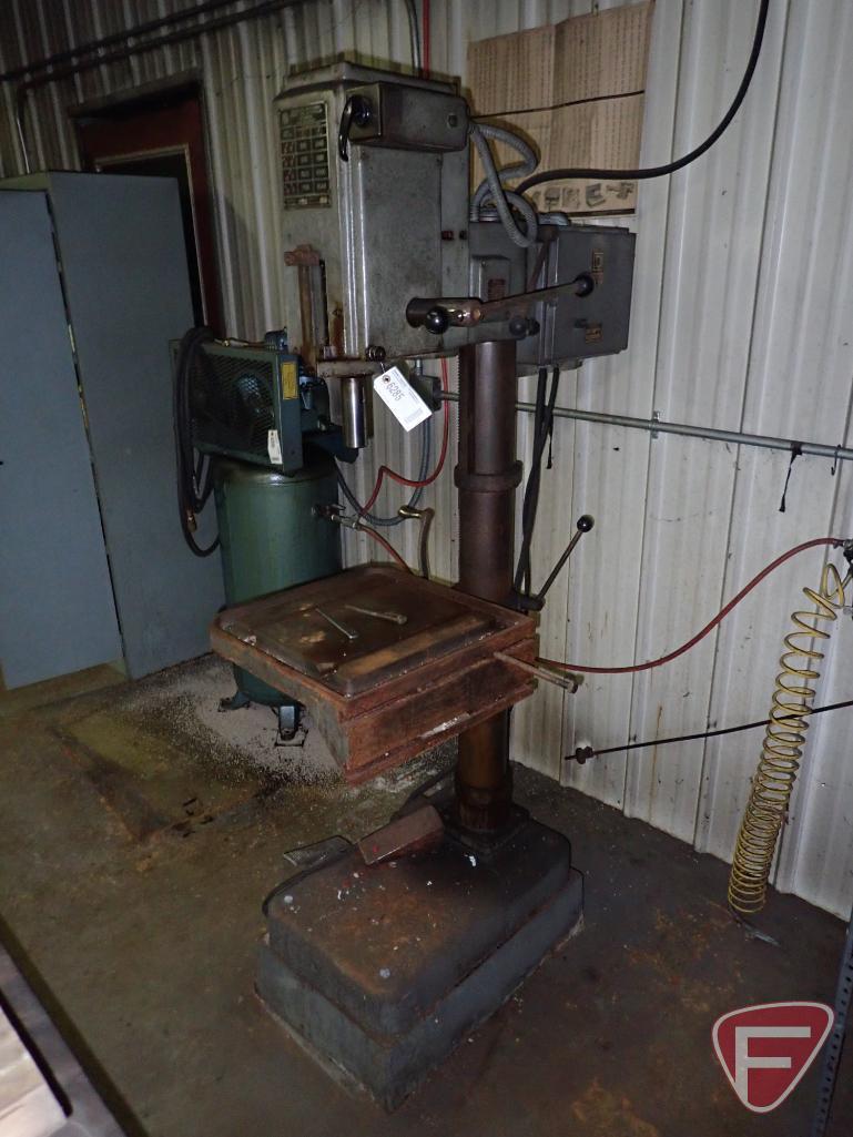 Solberga Mekaniska Verkstads Aktiebolag type SE nr 7 drill press, 240v, 3ph, foot pedal