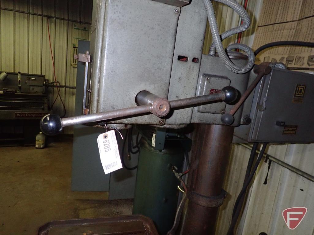 Solberga Mekaniska Verkstads Aktiebolag type SE nr 7 drill press, 240v, 3ph, foot pedal