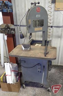 Roll-in all purpose band saw, 6" throat, 110v, includes spare blades