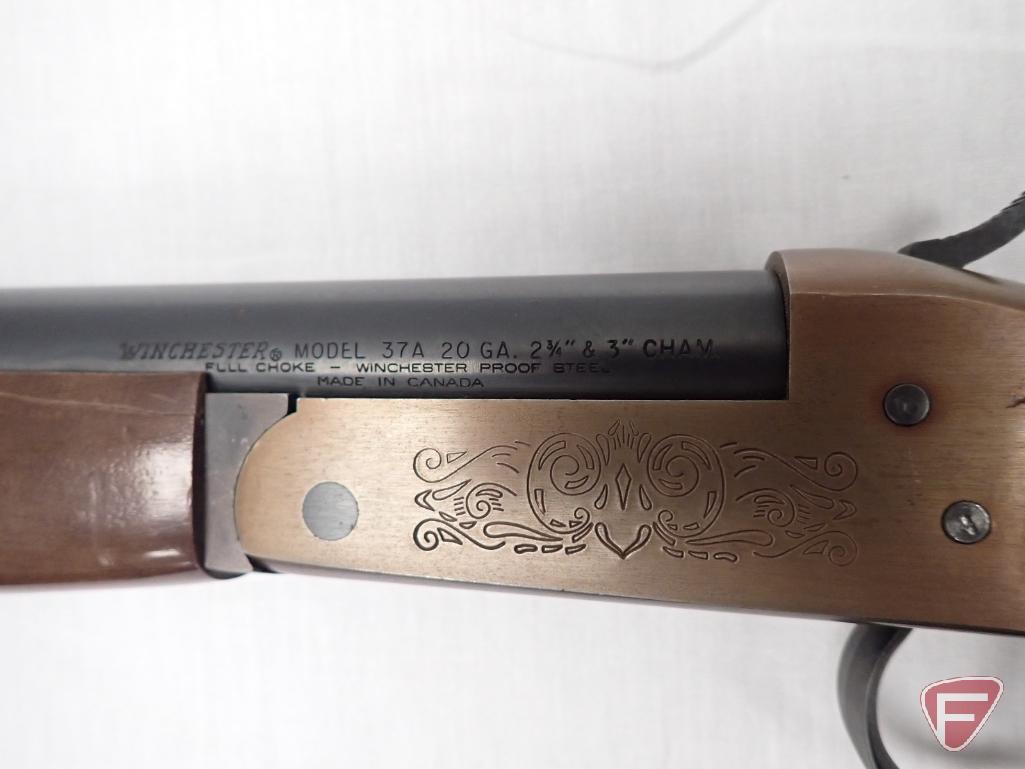 Winchester 37A 20 gauge break action shotgun