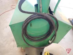 Uni Hydro 45-14 Ironworker, 45 ton, serial 1P7766X, 220v, 1ph, lower pin grease bank