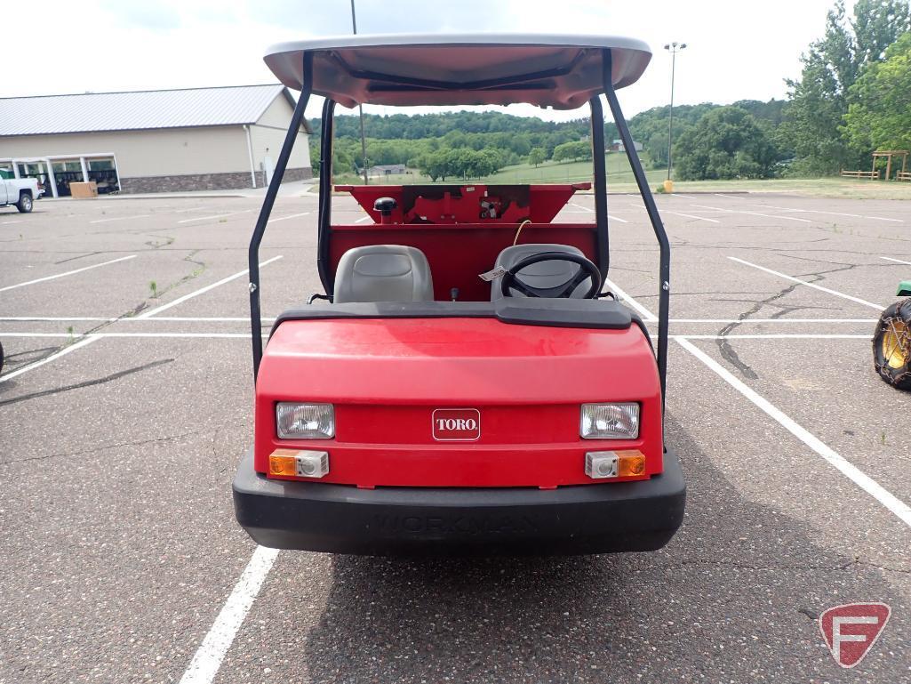 Toro Workman spreader with Propass 180 Truck Mount