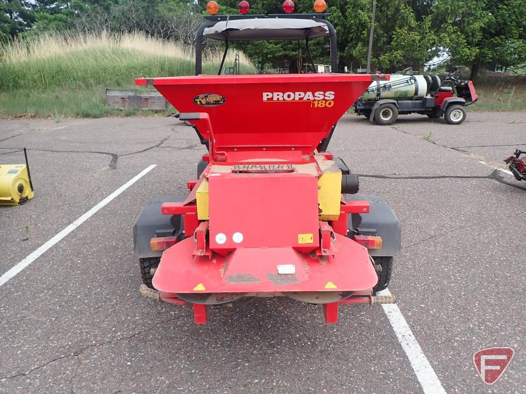 Toro Workman spreader with Propass 180 Truck Mount