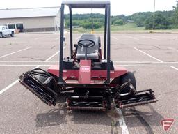 Toro Reelmaster 5100D 5 gang mower, 4 post ROPS (roll over protective system)