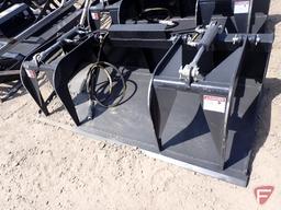 Unused 2021 JCT Skid Steer 72" Grapple Bucket