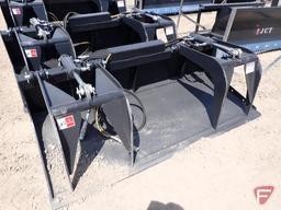 Unused 2021 JCT Skid Steer 72" Grapple Bucket