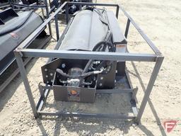 Unused Wolverine 60" vibratory roller skid steer attachment