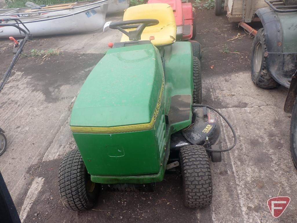 John Deere STX38 lawn tractor, Kohler 13hp gas engine, 38" deck, not running