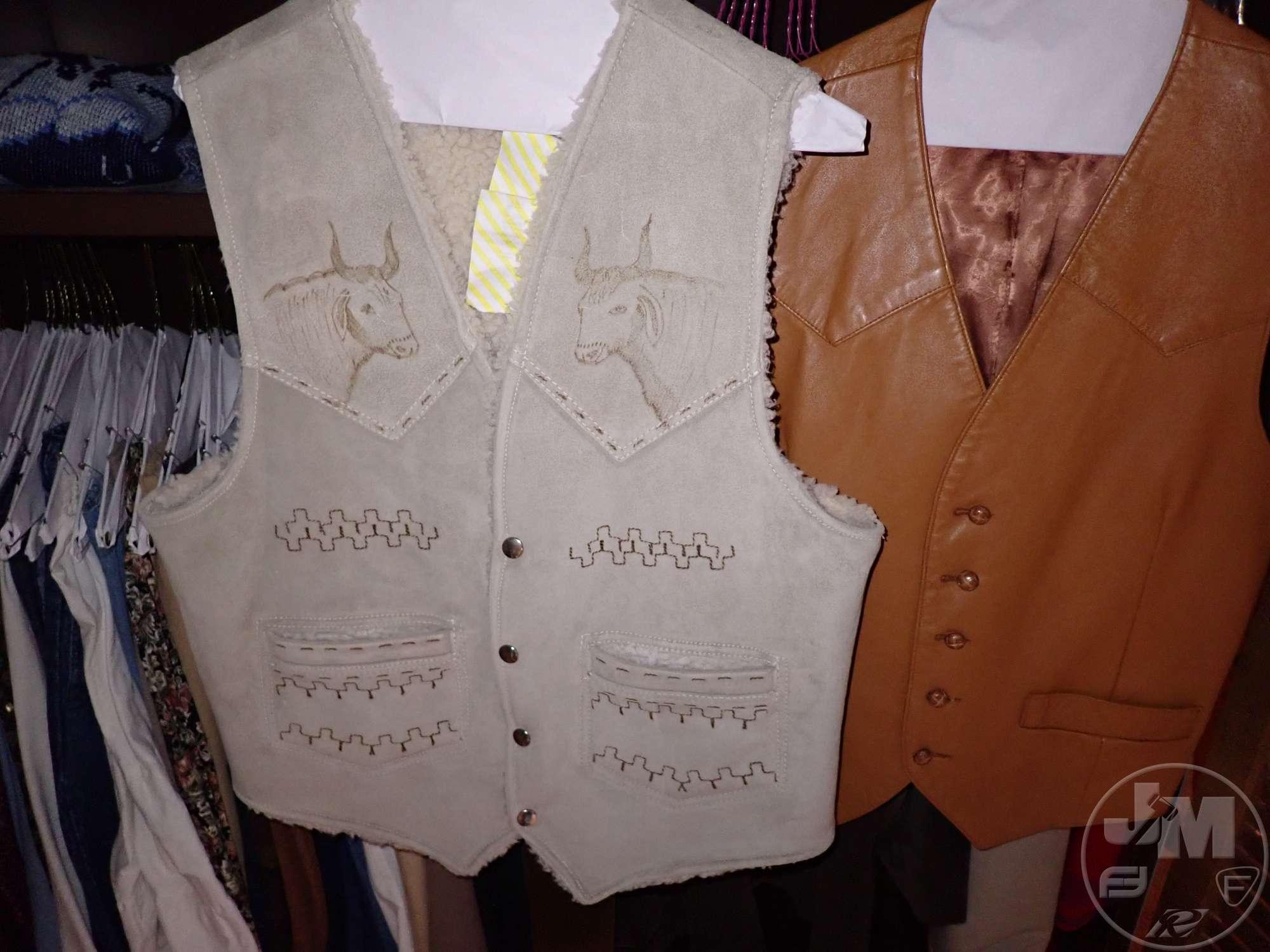 LARGE SELECTION OF WESTERN CLOTHING, LADIES IS MOSTLY SIZE SMALL,