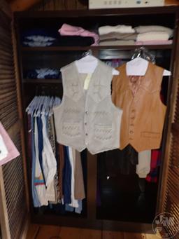 LARGE SELECTION OF WESTERN CLOTHING, LADIES IS MOSTLY SIZE SMALL,