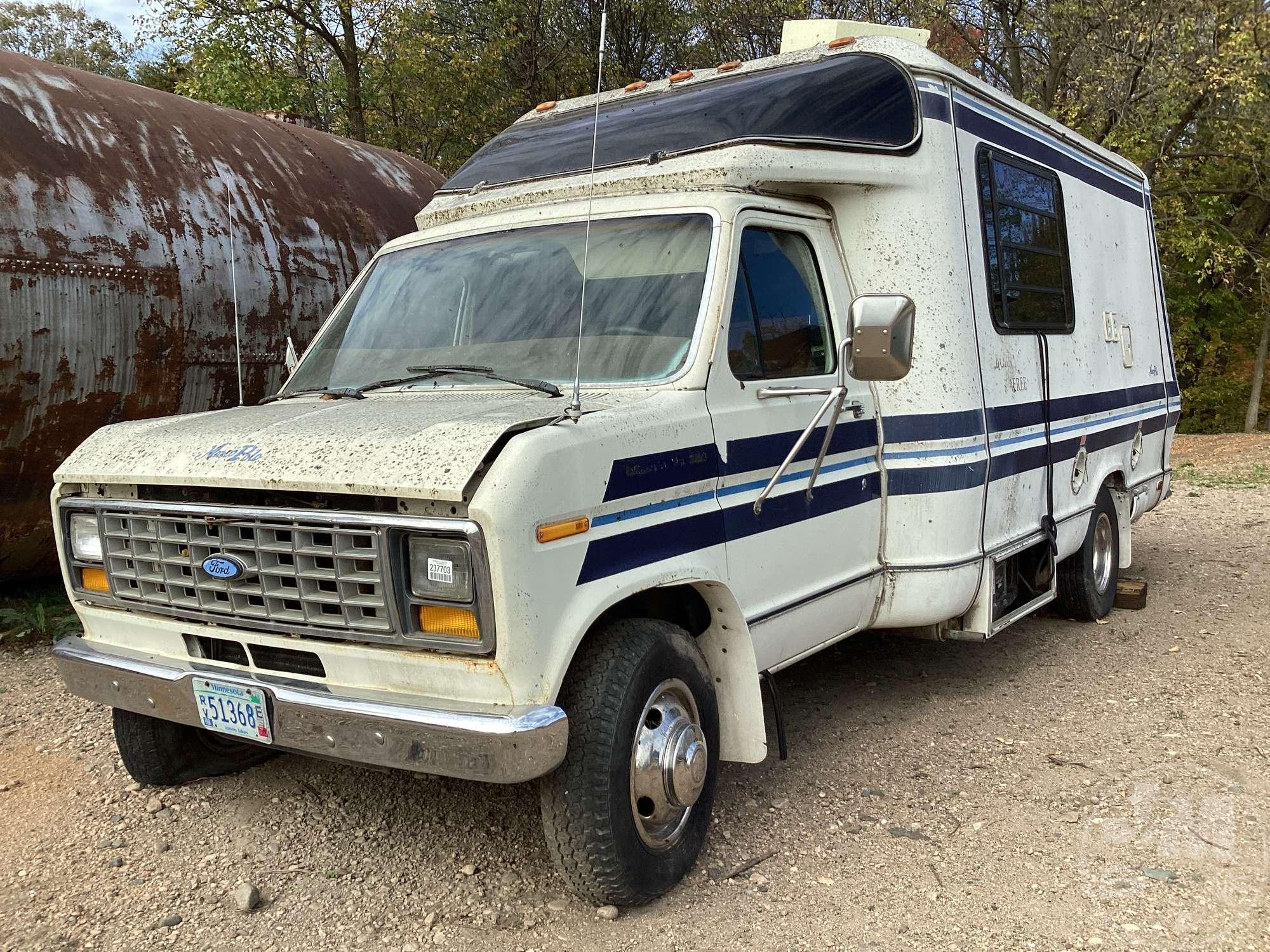 1986 FORD E-350 VIN: 1FDKE30L4GHB96506 MOTORHOME