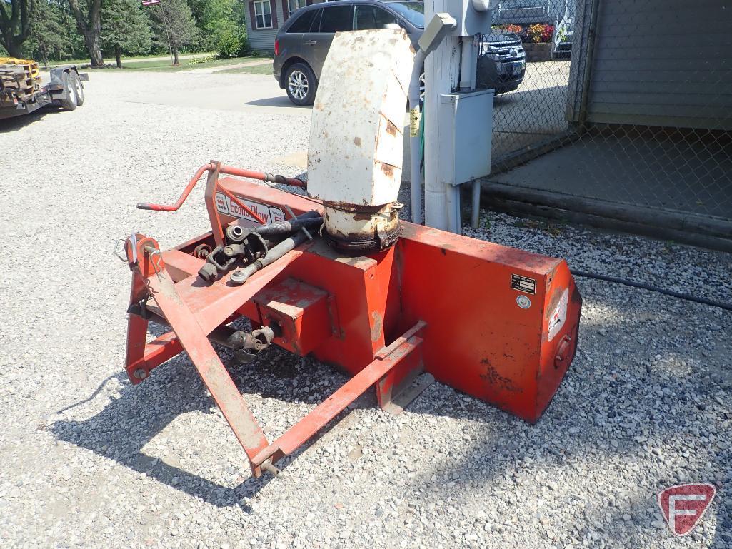 McKee Econo-Plow 3 point snow blower, model 6, 2 stage, 540 pto, includes 2 of the 3 point links