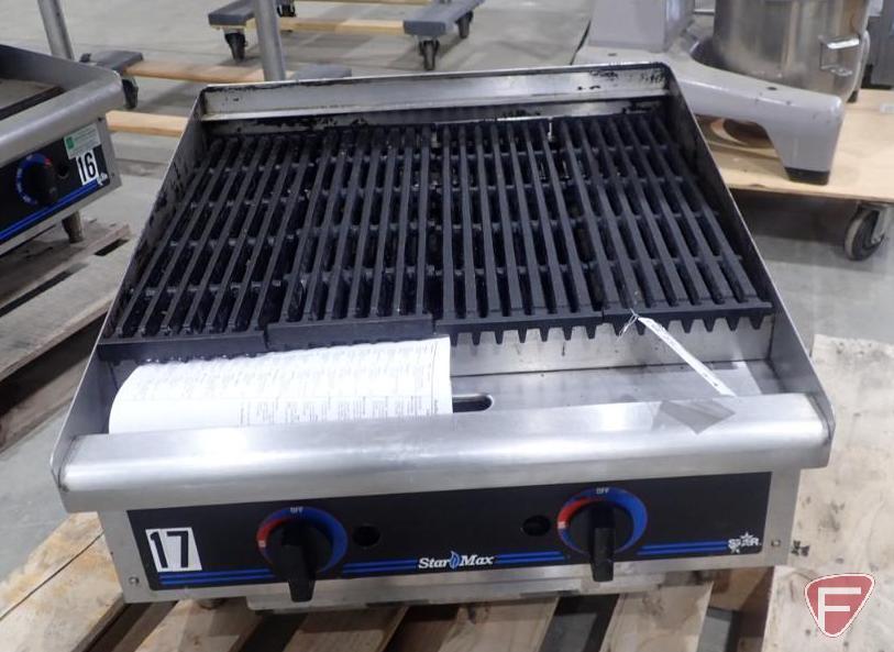 Star-Max 24" gas charbroiler, model 8H-6136RCBD-LP