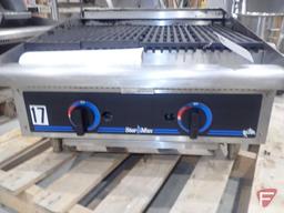 Star-Max 24" gas charbroiler, model 8H-6136RCBD-LP