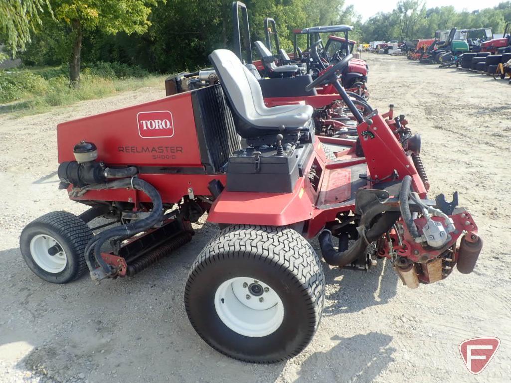 Toro Reelmaster 5400D 2WD 5-gang reel mower, 2,456 hrs.