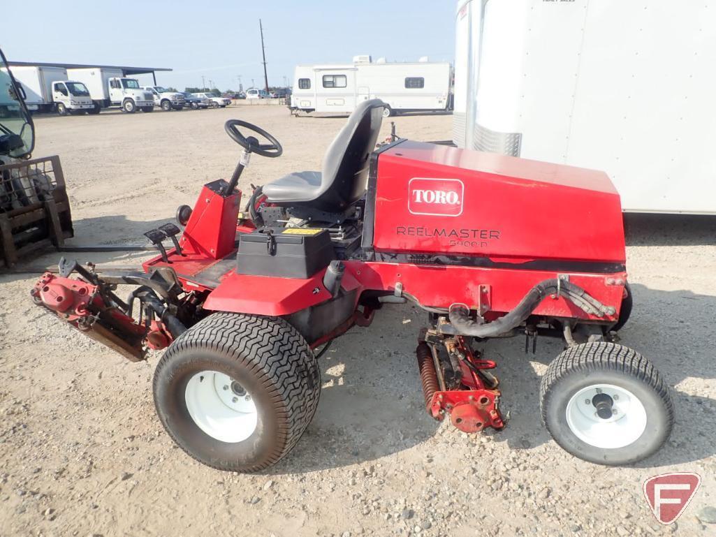 Toro Reelmaster 5400D 2WD 5-gang reel mower, 2,456 hrs.