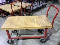 DAYTON 4 WHEEL MATERIAL HANDLING CART