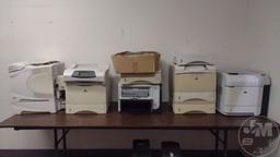 QTY OF MISC. PRINTERS, (2) MONITORS