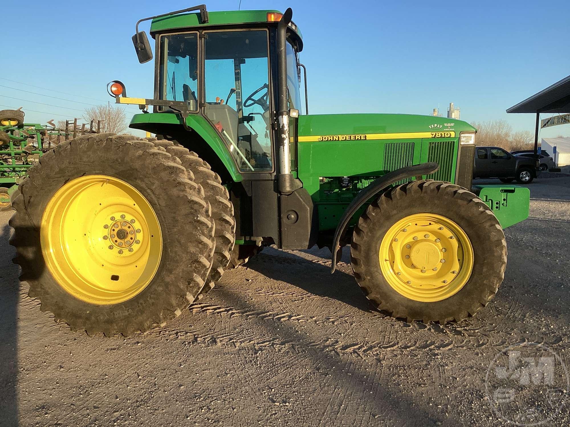 1999 JOHN DEERE 7810 4X4 TRACTOR SN: RW7810H023459