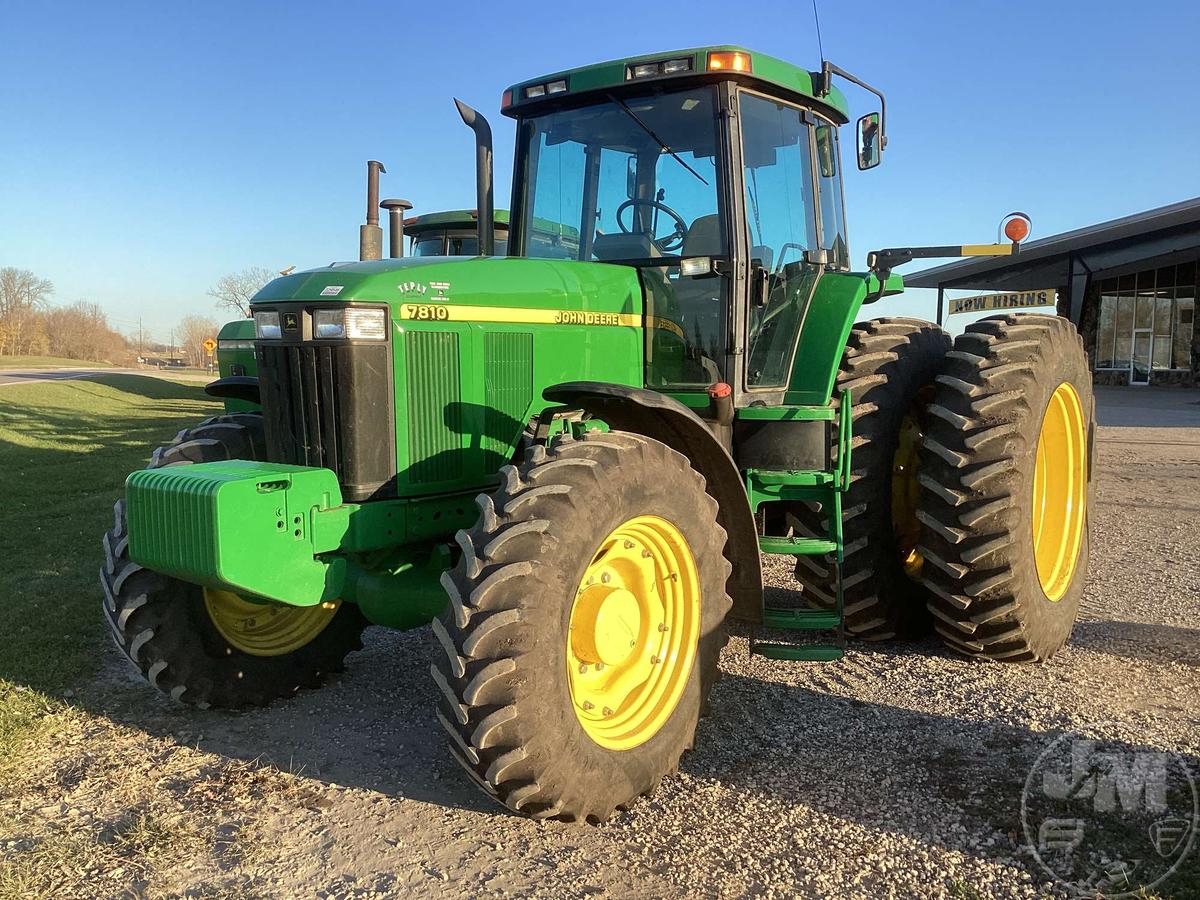 1999 JOHN DEERE 7810 4X4 TRACTOR SN: RW7810H023459