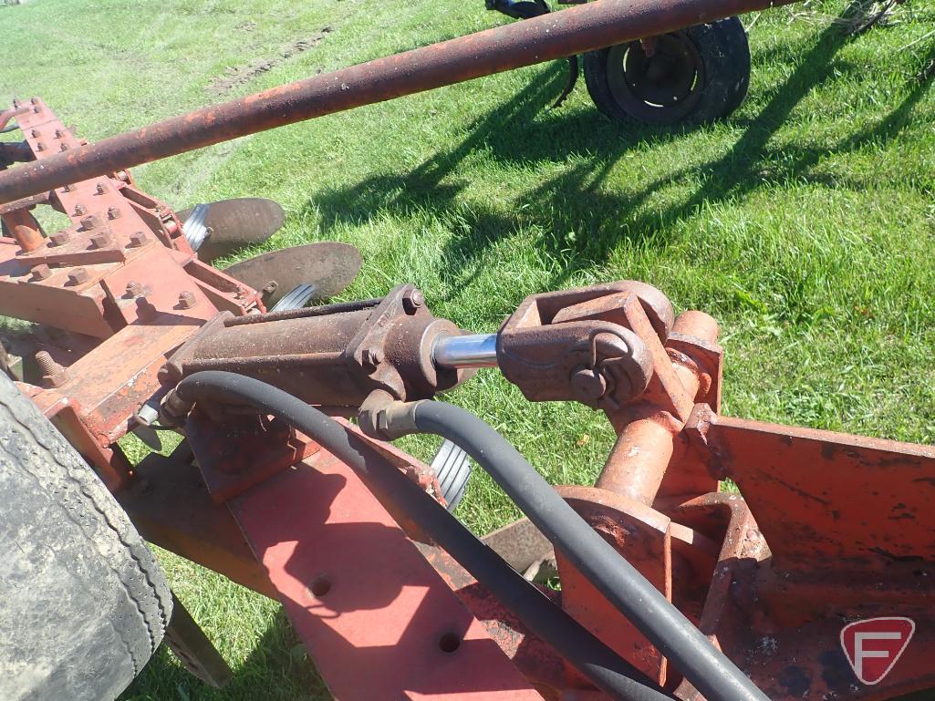 INTERNATIONAL 700 4 BOTTOM SEMI MOUNTED PLOW WITH COULTERS