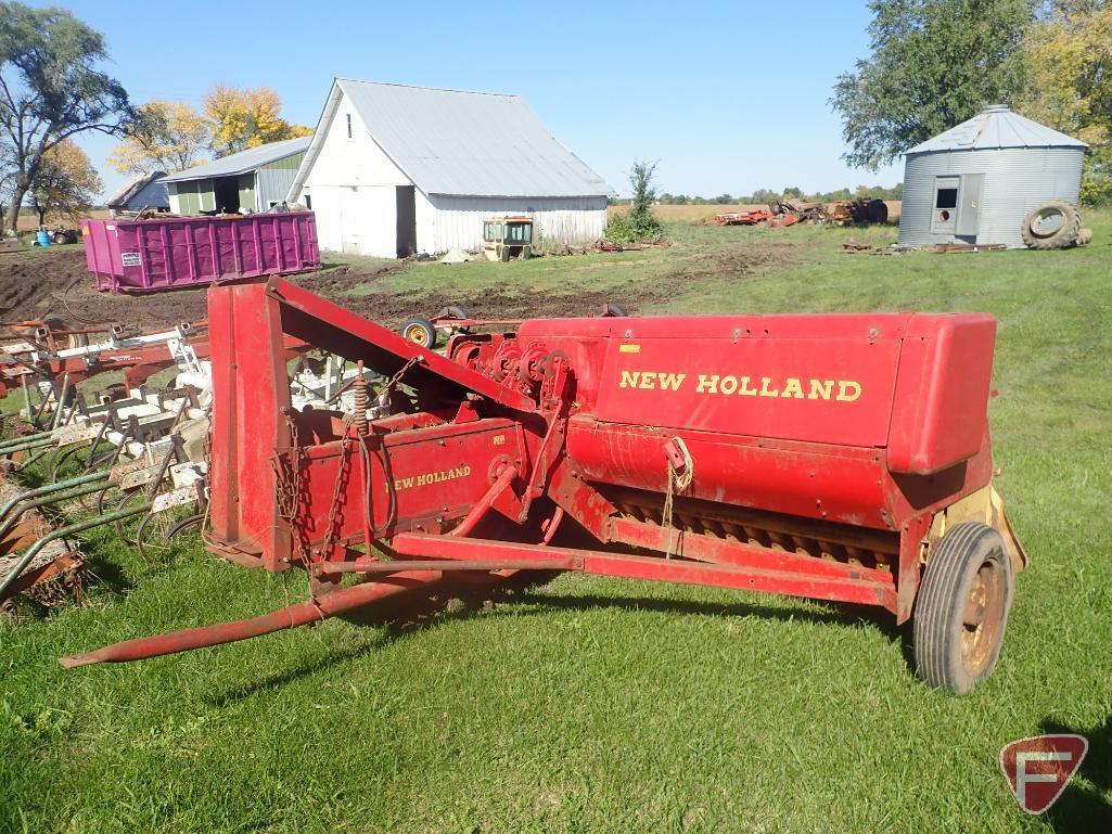 NEW HOLLAND 67 SMALL SQUARE BALER, WITH CHUTE, SN 22095