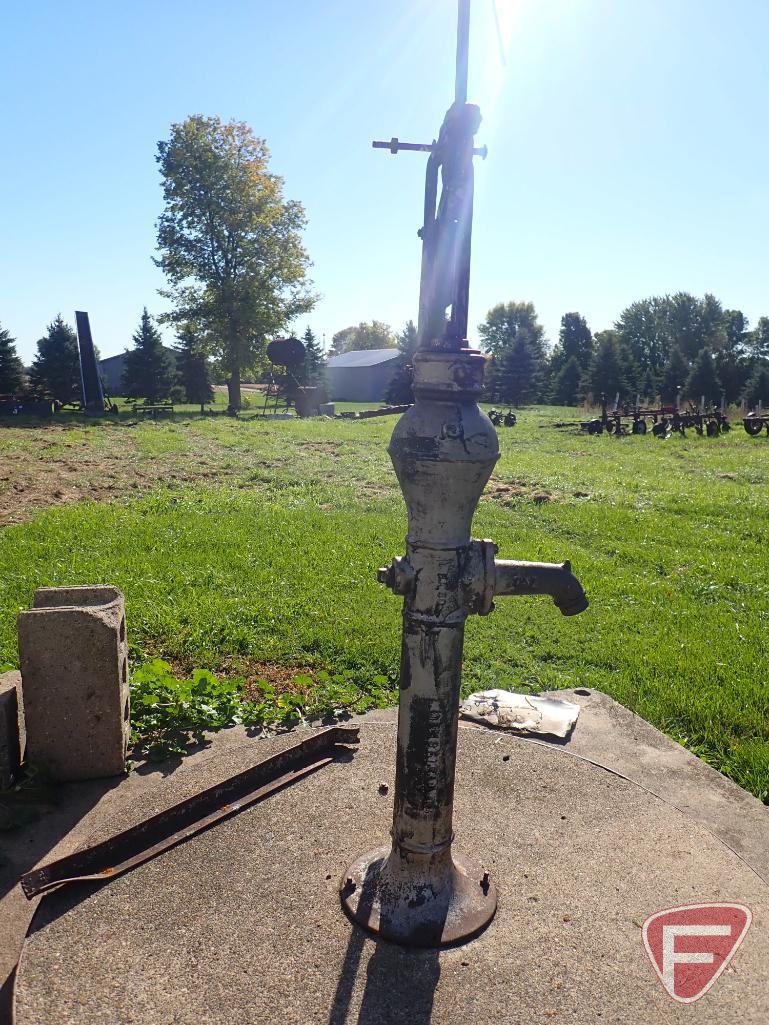 BARNES WATER WELL PUMP JACK, BUYERS MUST BRING TOOLS & HELP TO REMOVE