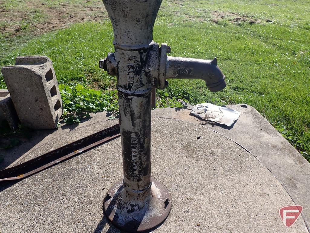 BARNES WATER WELL PUMP JACK, BUYERS MUST BRING TOOLS & HELP TO REMOVE