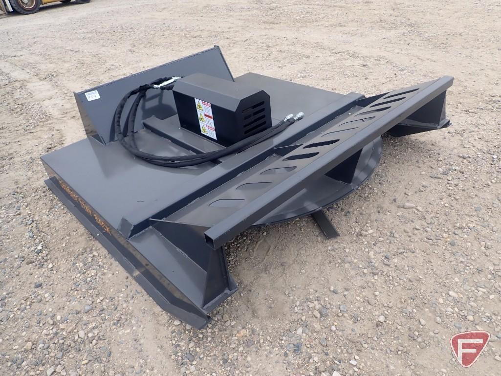 Unused 2021 Wolverine 72" brush cutter skid steer attachment