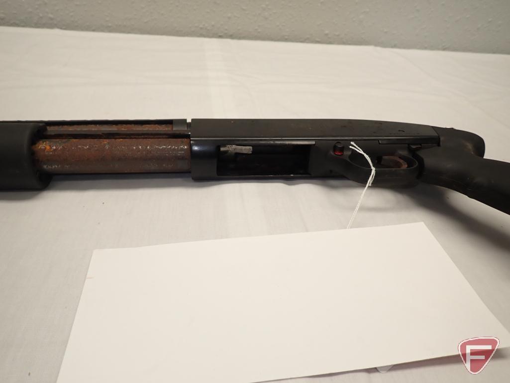 MOSSBERG MAVERICK 88 12 GAUGE PUMP ACTION SHOTGUN, 18.5" BARREL