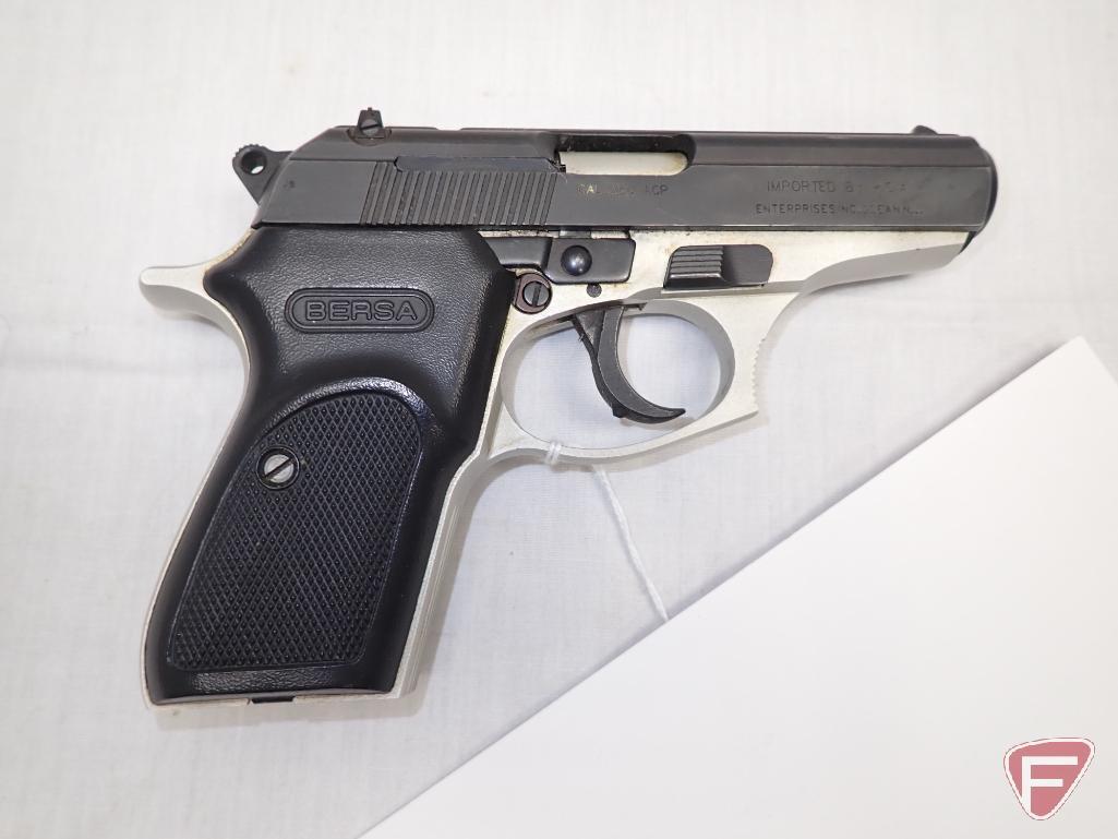 BERSA THUNDER 380 .380 AUTO SEMI-AUTOMATIC PISTOL, 3.5" BARREL