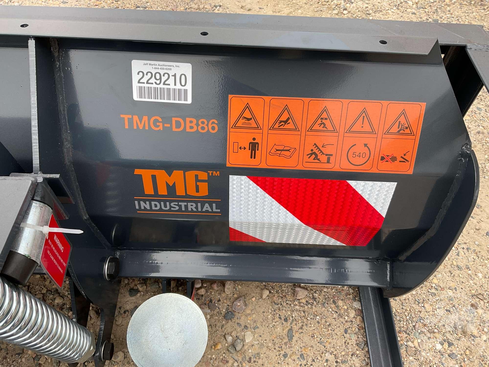 2021 TMG INDUSTRIAL TMG-DB86 SN: BL2021060592 86”...... DOZER BLADE