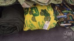 FLEECE FABRIC, PRINT AND SOLID, SOME JOHN DEERE, 1 SHELF