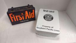 (2) RAILROAD FIRST AID KITS