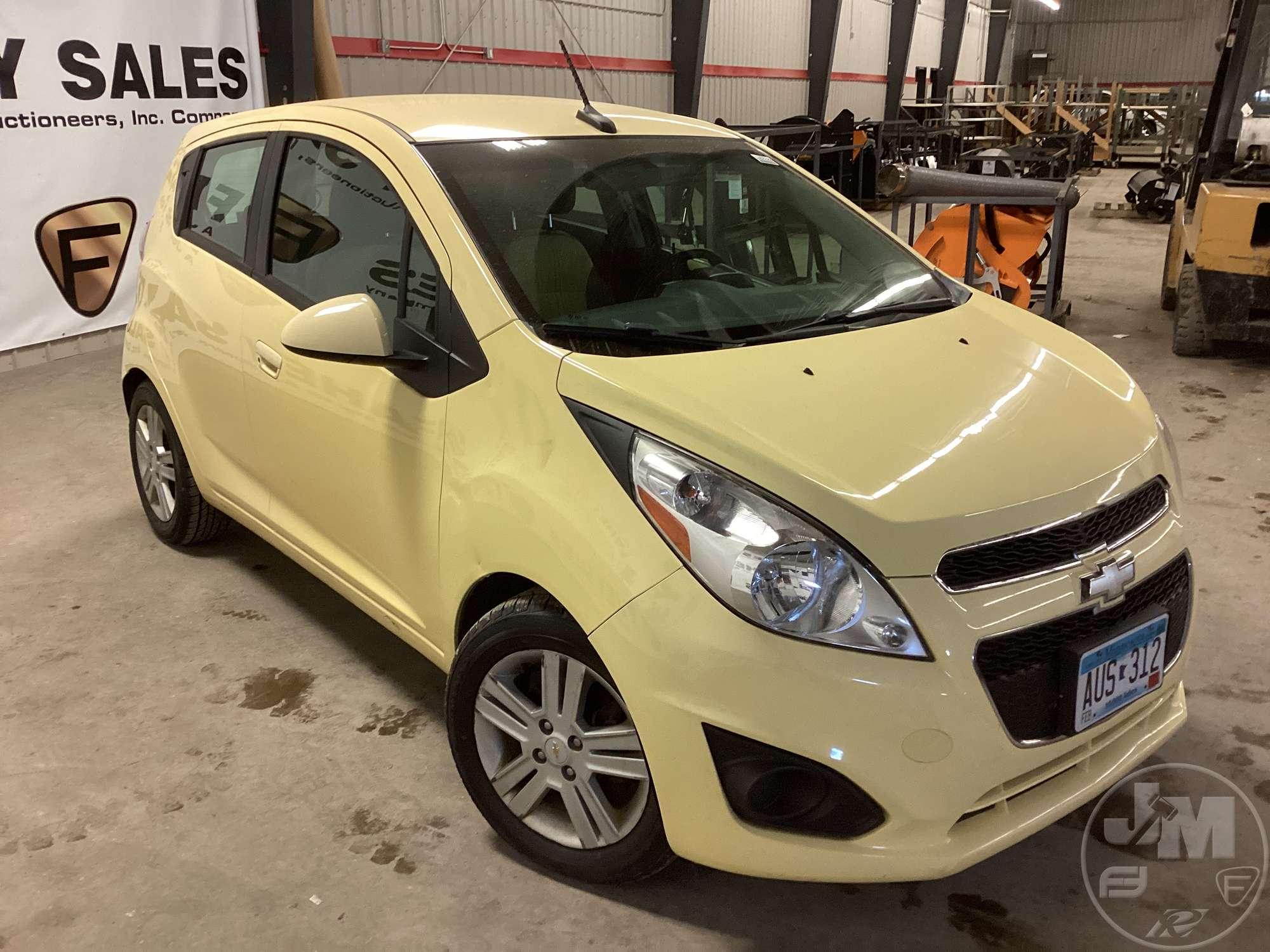 2013 CHEVROLET SPARK VIN: KL8CD6S90DC532636 FWD SEDAN